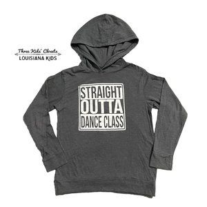 Urban Smalls XS Straight Outta Dance Class Hooded Shirt